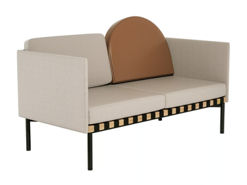 GRID - Fabric small sofa by Petite Friture - view 2